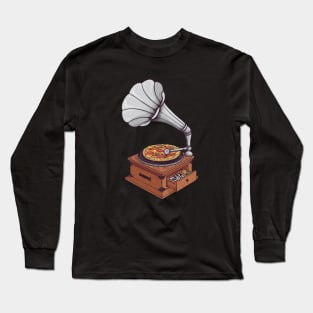 Pizza grammofono Long Sleeve T-Shirt